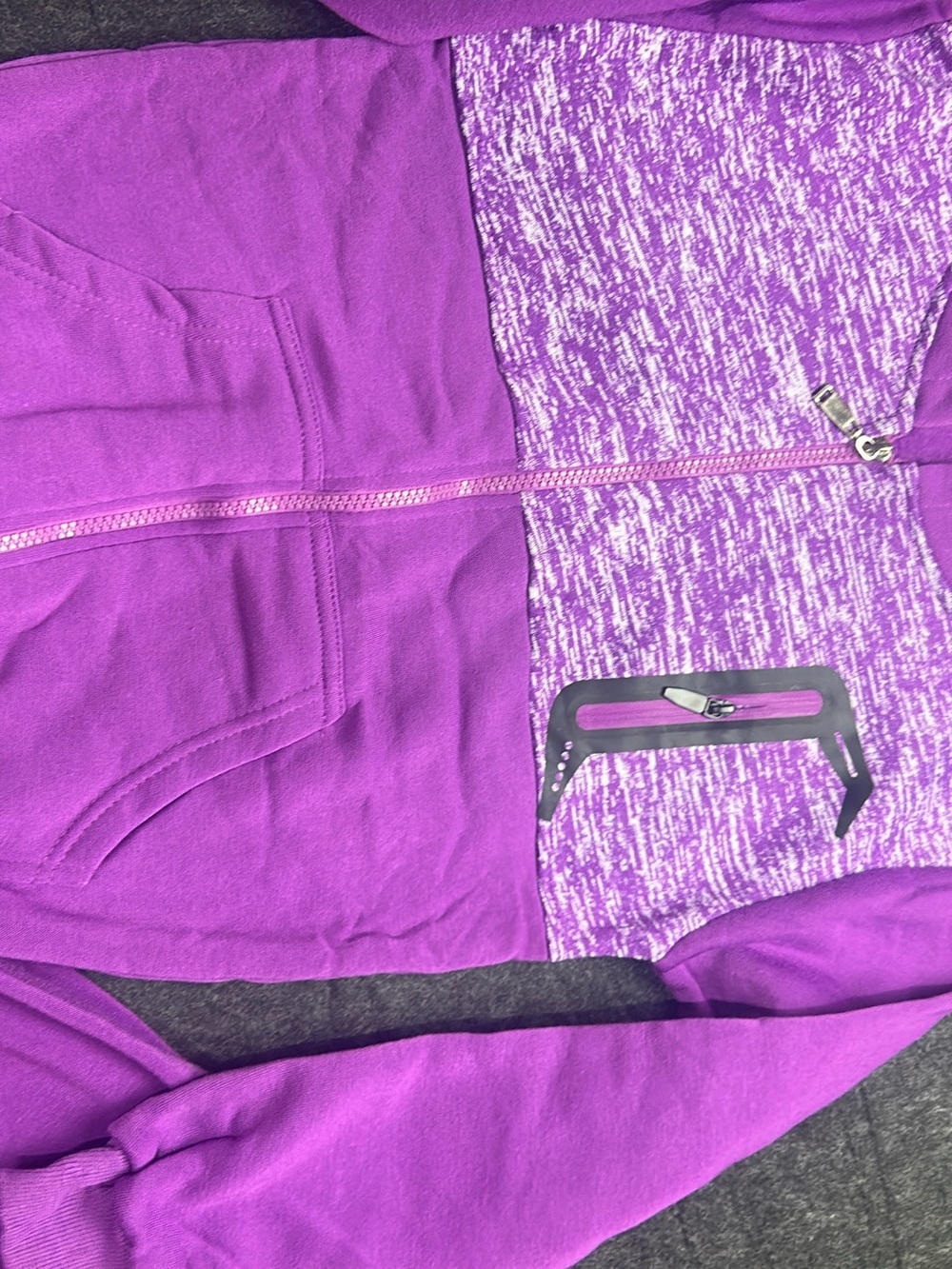 Girl’s Size 10 Purple Zip-Up Hoodie Jacket with joggers